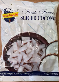 Sliced Coconut 400 grams