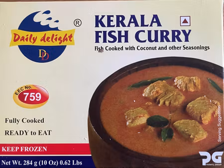 Frozen Kerala Fish Curry (seer fish/ നെയ്മീൻ (Neymeen) or അയക്കൂറ (Ayakoora))