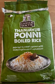 India gate Ponni Boiled Rice 5 kg