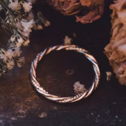 ''Fjäll'' Twistad Silverring