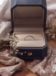 Velvet Antique Jewelry Box