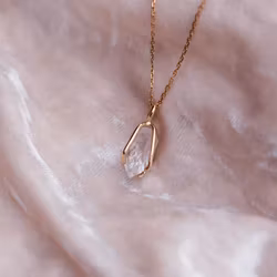 Swedish Rock Crystal 14k Yellow Gold