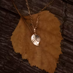 ''Golden Leaf'' Hänge 18k Rödguld