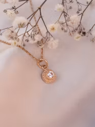 ”Månskir” Diamond Pendant 18k Gold