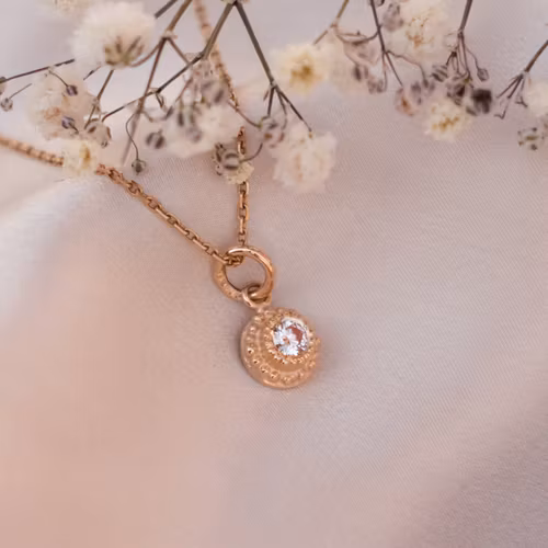 ”Månskir” Diamond Pendant 18k Gold