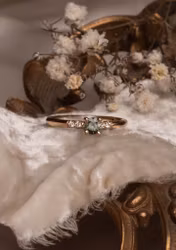 ''Skog'' 18k Red/White Gold Ring