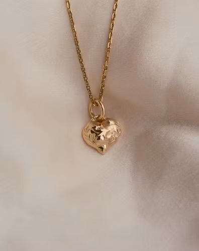 ”Heart of Gold” 18k Red Gold Pendant