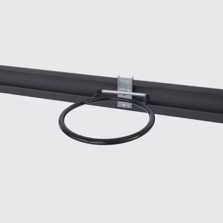 Rundkrok för elredskap till kombinationsskena 150 mm