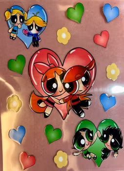 Wrap A5 Powerpuff pinglorna