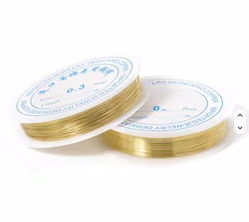 Koppartråd Guld 0.5mm
