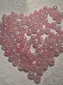 6 mm pärla rosa ca 100 st