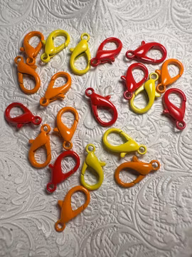 Klolås 16mm Röd mix 20 st