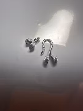 Vackert lås silver 1 st