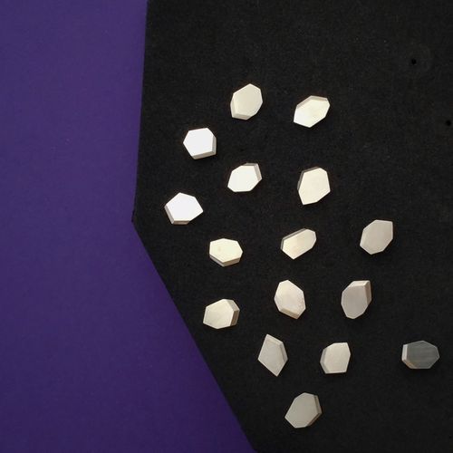 GEO Shadow Studs in Silver