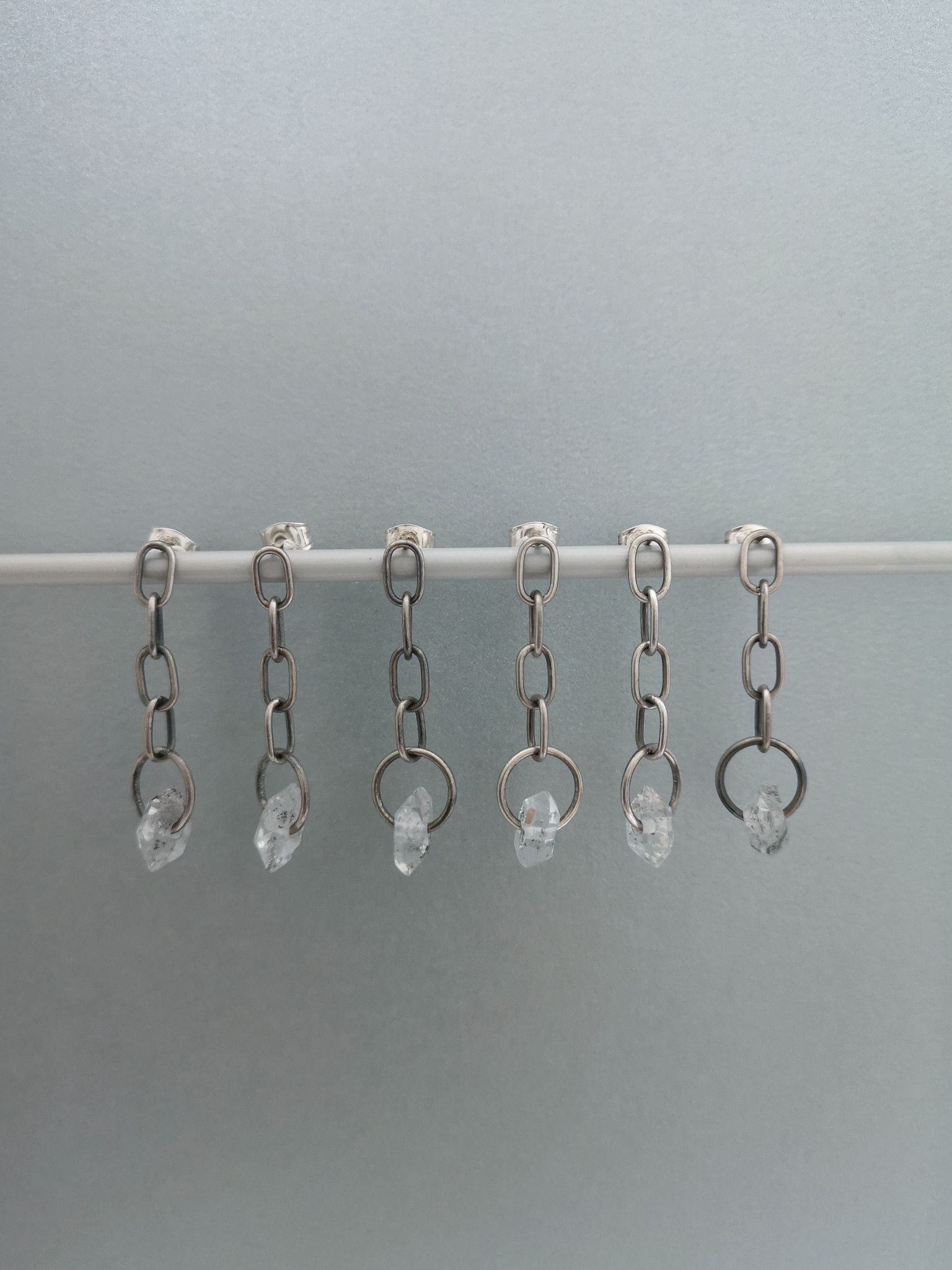 Petra Earrings with Tourmalated Quartz