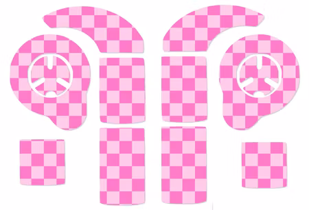 Nucleus 7- Schackrutor rosa