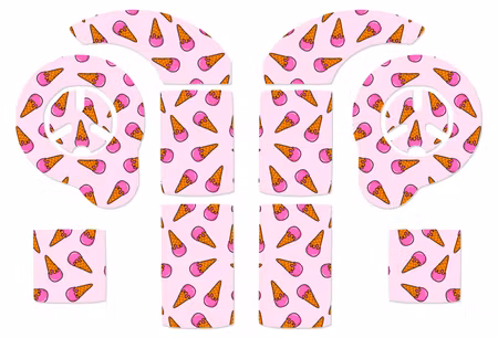 Nucleus 7- Rosa glassar