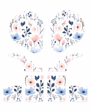 Nucleus 8 - Ängsblommor blå