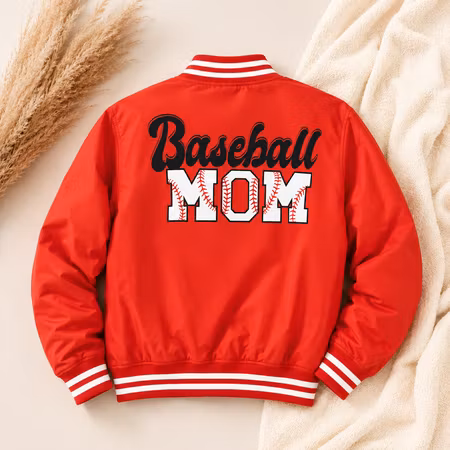 Baseball Mom – vinyltryck, specialbeställning