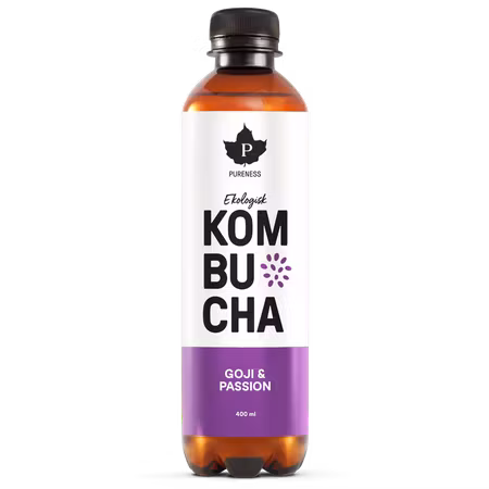 Ekologisk Kombucha Goji & Passion - 400 ml
