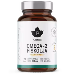 Omega-3 Fiskolja - 70 kapslar