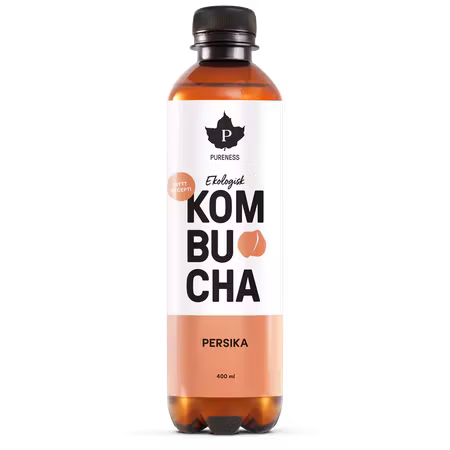 Ekologisk Kombucha Persika - 400 ml