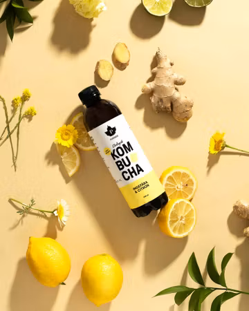 Ekologisk Kombucha Ingefära & Citron - 400 ml
