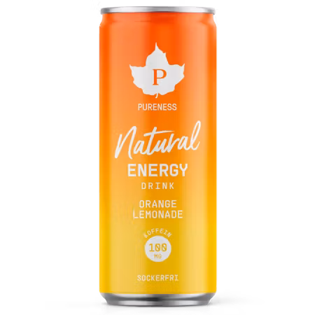Natural Energy Drink Orange Lemonade - 330 ml