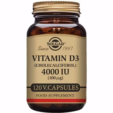 Vitamin D3 (Cholecalciferol) 4000 IU (100 µg) 120 veg.k