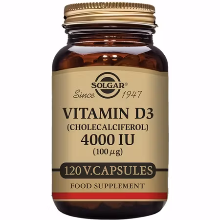 Vitamin D3 (Cholecalciferol) 4000 IU (100 µg) 120 veg.k