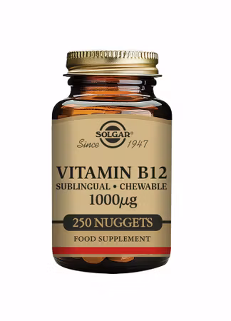 Vitamin B12 1000µg Sublingual 250 Chewable Nuggets