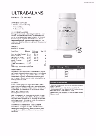 Ultrabalans, 60 kapslar