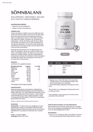 Sömnbalans, 60 kapslar
