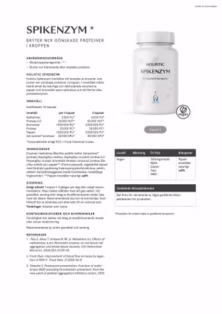 Spikenzym®, 30 kapslar