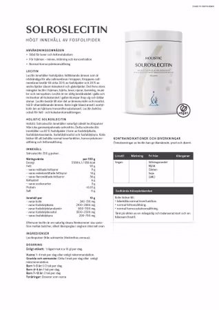 Solroslecitin, 350 g