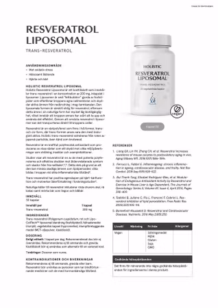 Resveratrol liposomal, 30 kapslar
