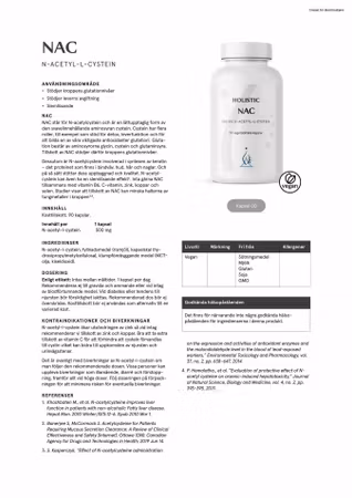 NAC, 90 kapslar