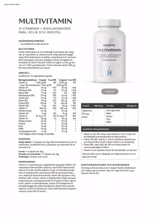 Multivitamin, 90 kapslar