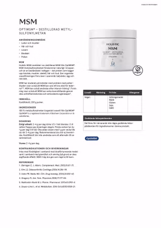 MSM, 200 g