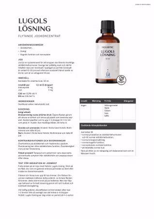 Lugols lösning jodkoncentrat, 50 ml