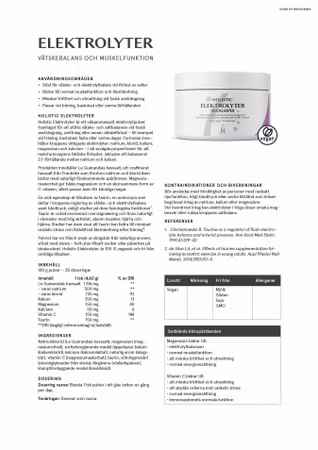 Elektrolyter skogsbär, 140 g
