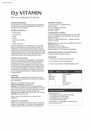 D3-vitamin 2000, 90 kapslar