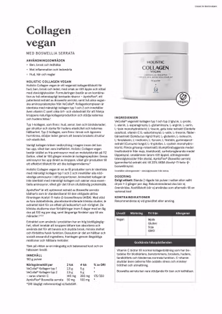 Collagen vegan + Boswellia, 150 g
