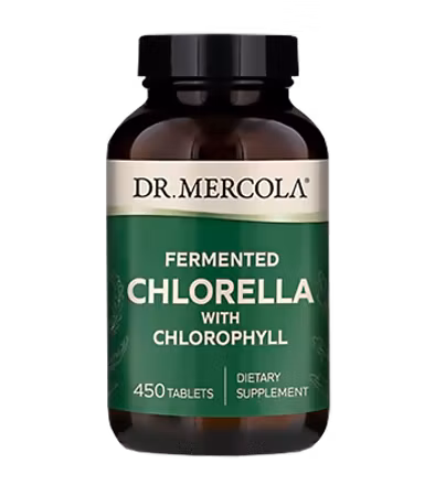 Dr. Mercola Fermented Chlorella 450 tabletter