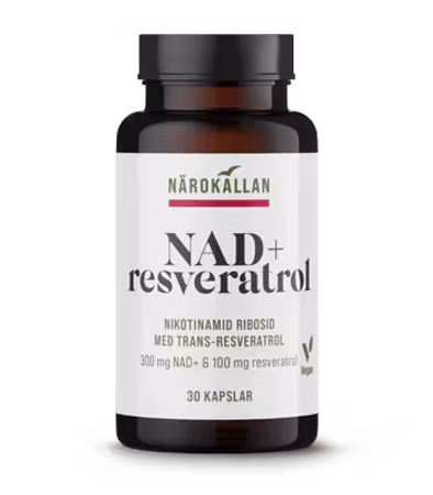 Närokällan NAD+ Resveratrol 30 kapslar