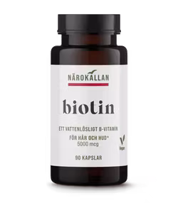 Närokällan Biotin 5000 mcg 90 kapslar
