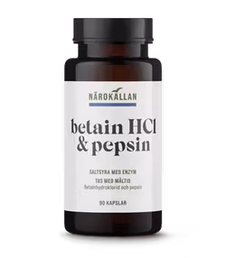 Närokällan Betain HCL & Pepsin 90 kapslar