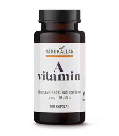 Närokällan A-vitamin 100 kapslar