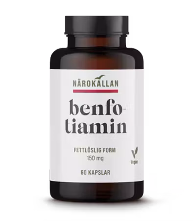 Närokällan Benfotiamin 150 mg 60 kapslar