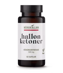 Närokällan Hallonketoner 60 kapslar